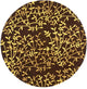 Safavieh Soho Soh733C Floral Rug, Brown/Multi, 6'0"x6'0" Round