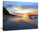 "Exotic Seashore Sunrise Australia" Seashore Canvas Wall Art, 20"x12"