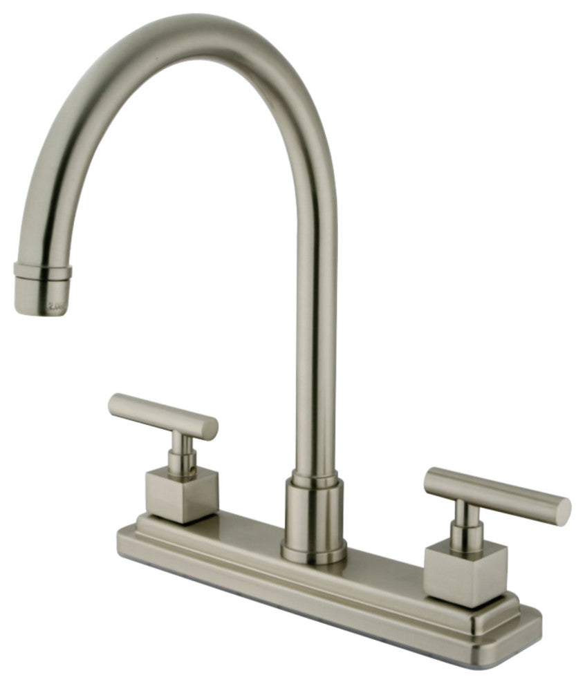 Kingston Brass Centerset Kitchen Faucet, Brushed Nickel