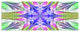 Extraordinary Fractal Light Green Art, Abstract Canvas Print, 70"x28", 6 Panels