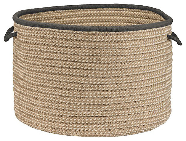 Colonial Mills Basket Boat House Gray Round