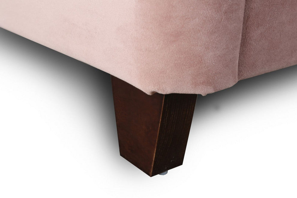 Parlay Queen-Size Bed, Blush