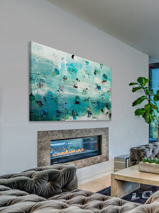 "Chillin" Painting Print on Wrapped Canvas, 60"x40"