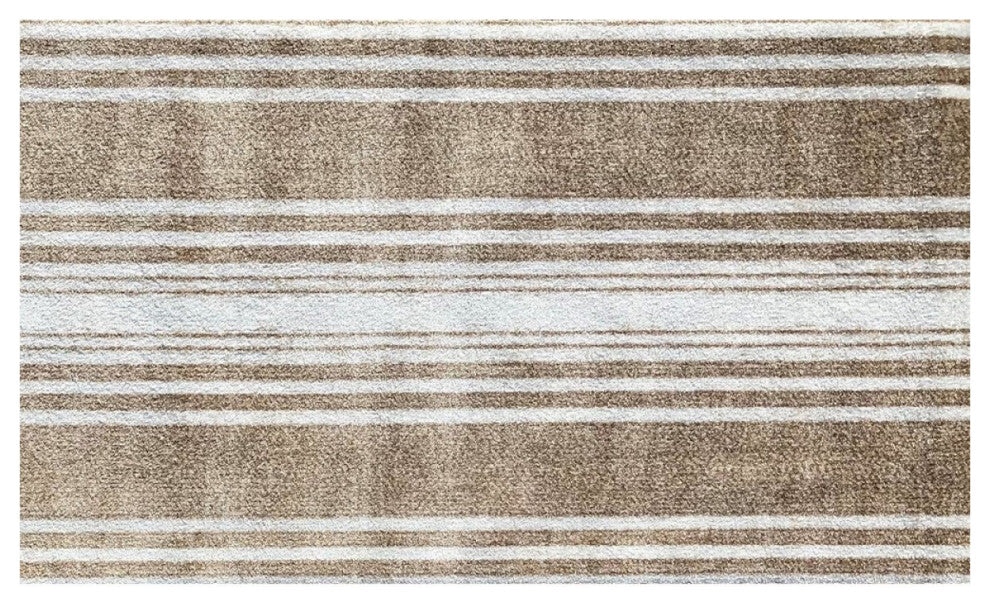 2' x 4' Sandy Shores Regatta Stripe Washable Floor Mat