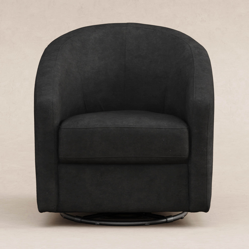 Madison Swivel Glider, Black Velvet