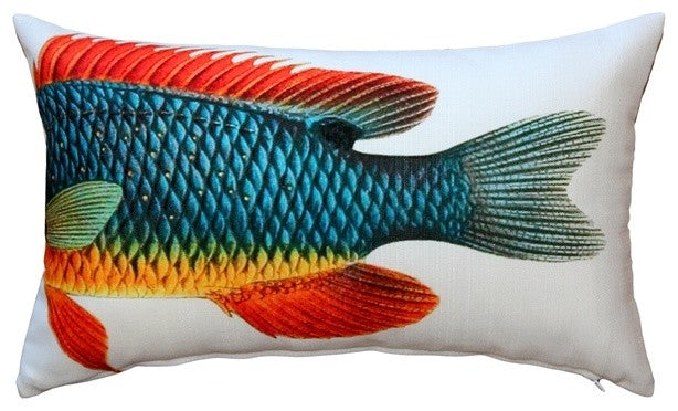 Pillow Decor - Guppy Fish Pillow 12x20