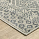 Bastian Tribal Geometric Blue/ Beige Indoor Area Rug, Blue, 6'7"x9'2"