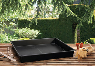 Tierra Garden Metre Square Tray, Black