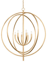 Fillea 6-Light Pendant, Vintage Gold Leaf