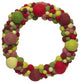 Handmade Hand Felted Wool Wreath - Multicolor Ball - 14"