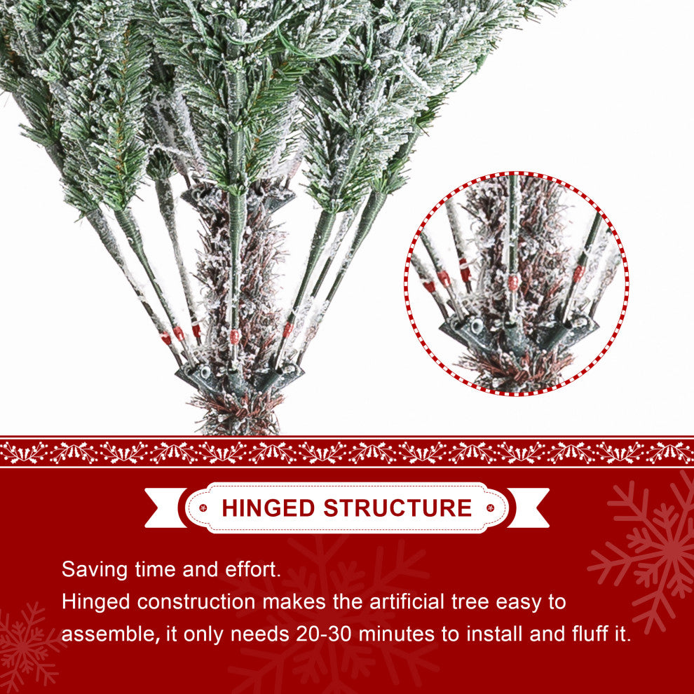 10' Pre-Lit Artificial Christmas Tree