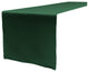 LA Linen Polyester Poplin Table Runner 14"x108", Hunter Green