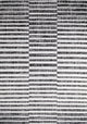 Sukie Modern Offset Stripe Indoor/Outdoor Area Rug, Black and Ivory, 4x6