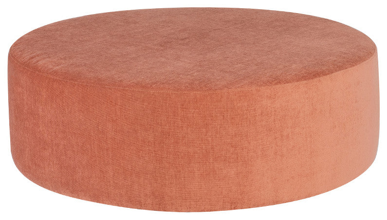 Roberta Nectarine Fabric Sofa Ottoman