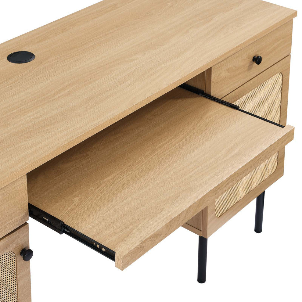 Chaucer Office Desk, Oak