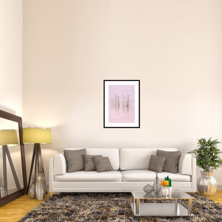 "Reflection Of Serenity" Framed Digital Print by Yan Zhang, 28"x38"