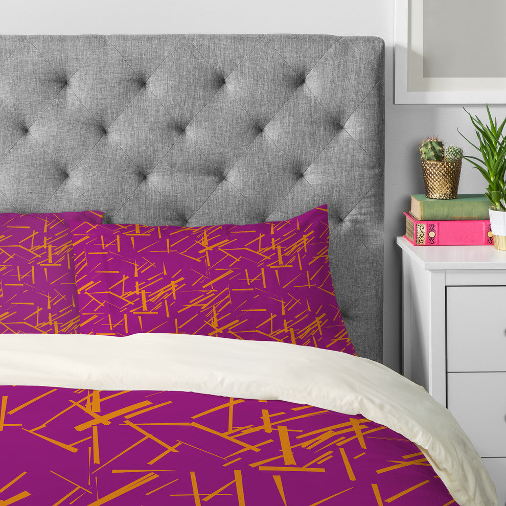 Deny Designs Karen Harris Konstructivist Magenta Pillowcase