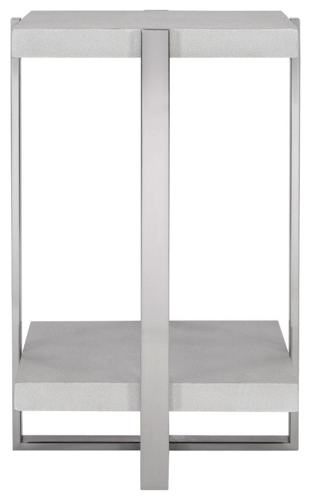 Uttermost Arnaut White Accent Table