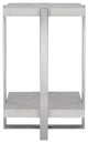 Uttermost Arnaut White Accent Table