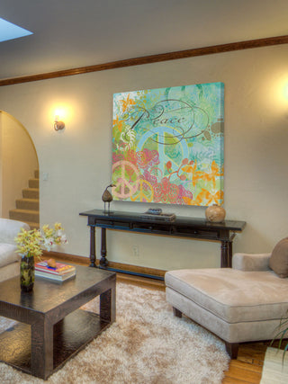 "A Peace Gard Copy" Painting Print on Wrapped Canvas