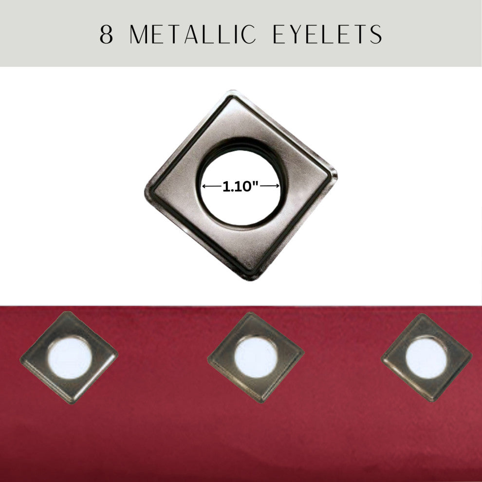 Luxurious Suede Window Curtain - Elegant Soft Texture Drapery, 95x55 Inches, Red, 1 Panel
