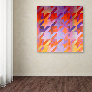 Color Bakery 'Houndstooth VIII' Canvas Art, 18"x18"