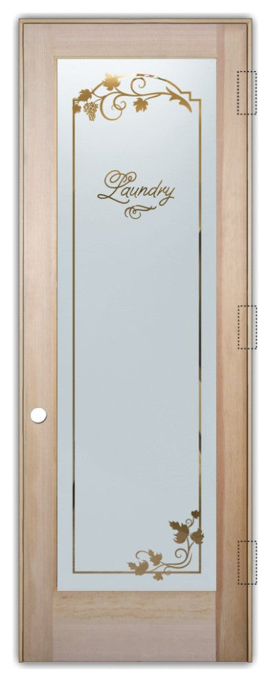 Laundry Door - Grape Ivy Melany - Douglas Fir (stain grade) - 32" x 96" -...