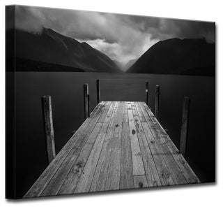 Ready2HangArt 'The Lake' Wrapped Canvas Wall Decor, 40"x30"