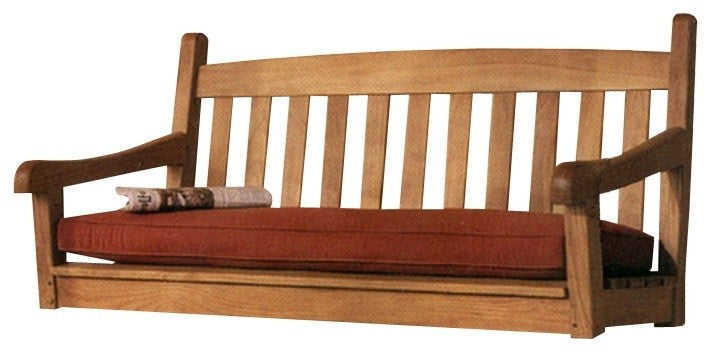Devon Outdoor Teak Patio Swing Bench, 4.5'
