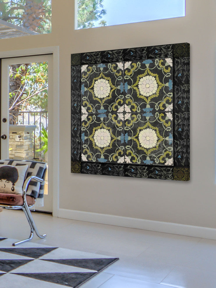 "Double Gerberax" Painting Print on Wrapped Canvas