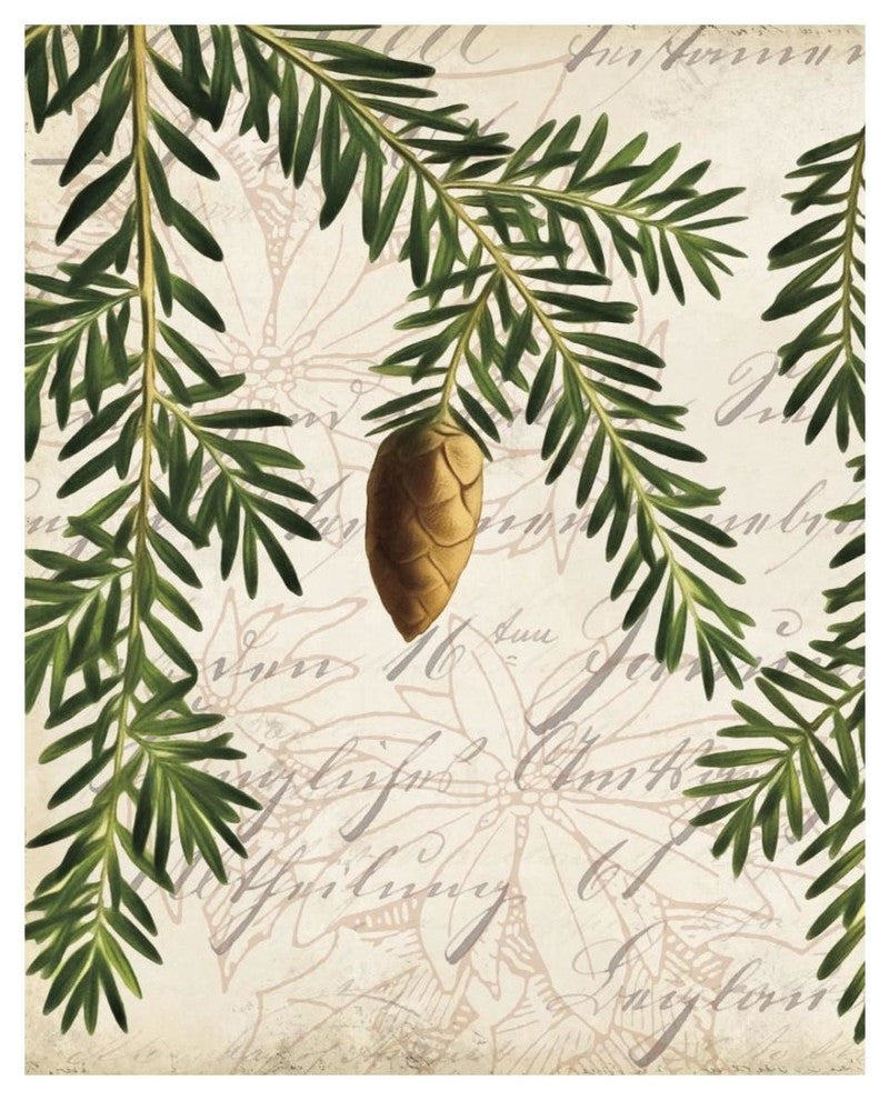 "Vintage Noel IV" Digital Paper Print by Katie Pertiet, 22"x26"