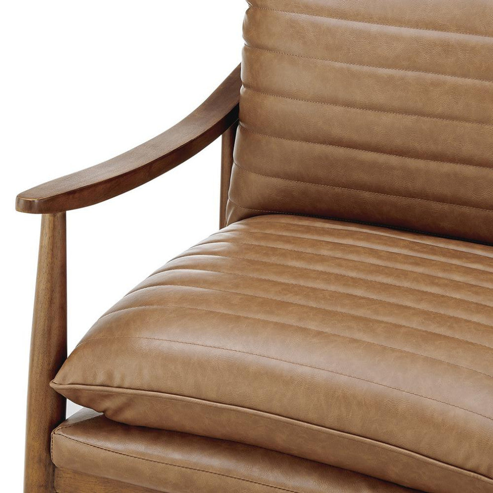 Edmond PU Accent Arm Chair