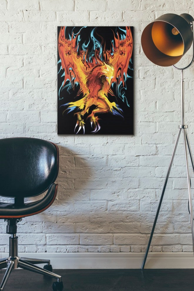 Epic Graffiti "Fall To Ashes" by Michael Stewart Giclee Canvas Wall Art, 18"x26"