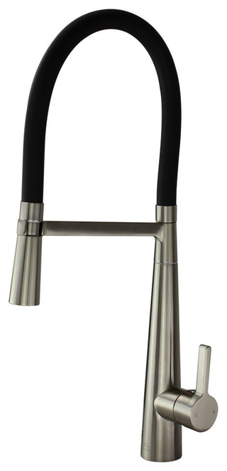 Transolid 1.8 GPM Pull-Down Kitchen Faucet, Pol Chrome/Black