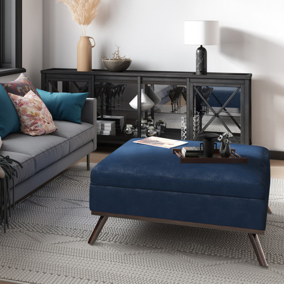 Owen Square Coffee Table Storage Ottoman