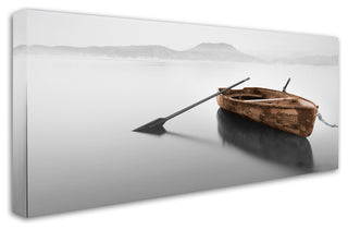 Moises Levy 'Ready 2-Brown' Canvas Art, 24 x 12