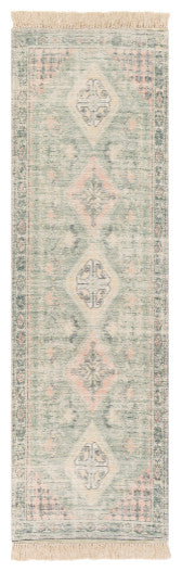 Surya Zainab ZAI-2316 6'x9' Rug, Sage/Dark Green/Lime/Pale Pink/Khaki/White