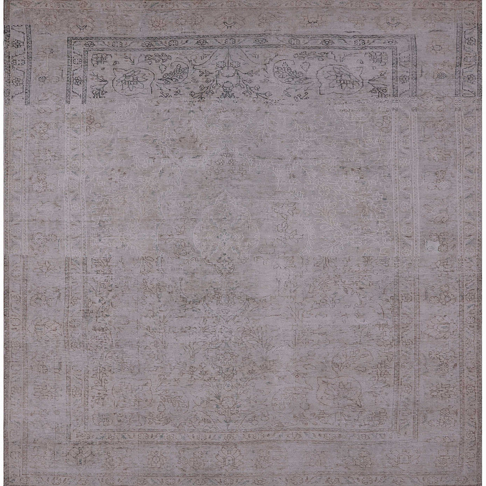 Ahgly Company Indoor Square Mid-Century Modern Area Rugs, 5' Square