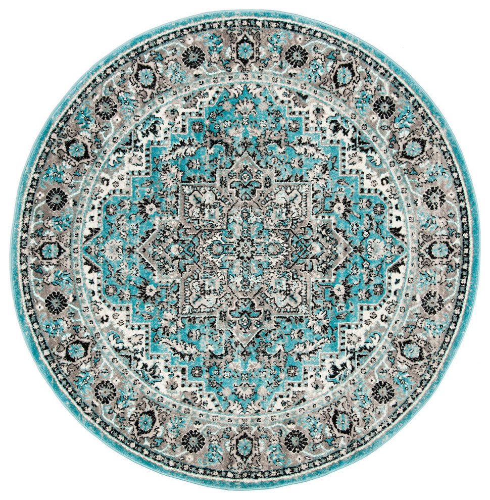 Safavieh Skyler Sky126M Bohemian Rug, Blue/Ivory, 10'0"x14'0"