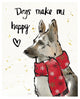 "Strike a Paws VIII Christmas" Digital Paper Print by Anne Tavoletti, 22"x26"