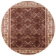 Ahgly Company Indoor Round Mid-Century Modern Area Rugs, 8' Round