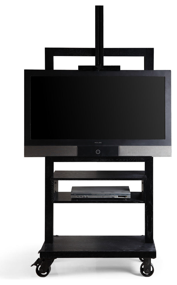 Posh Pollen Cullen Entertainment TV Media Stand, Black