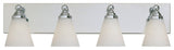 Hudson 4-Light Bath Bar, Chrome