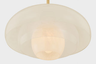 Hudson Valley Lighting Auburndale Pendant, Aged Brass