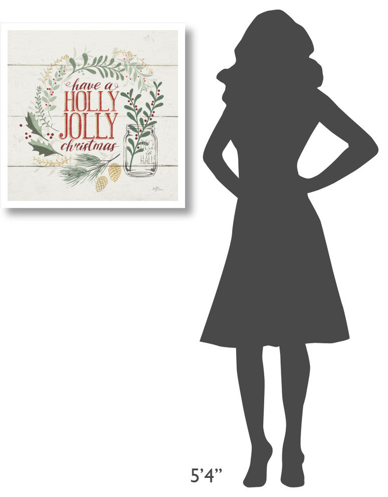 "Seasons Greetings III" Digital Paper Print by Janelle Penner, 26"x26"