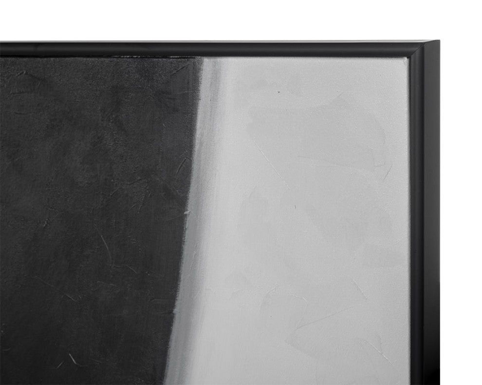 Double Cross,, Set of 2, 48"x48", Black Floater Frame
