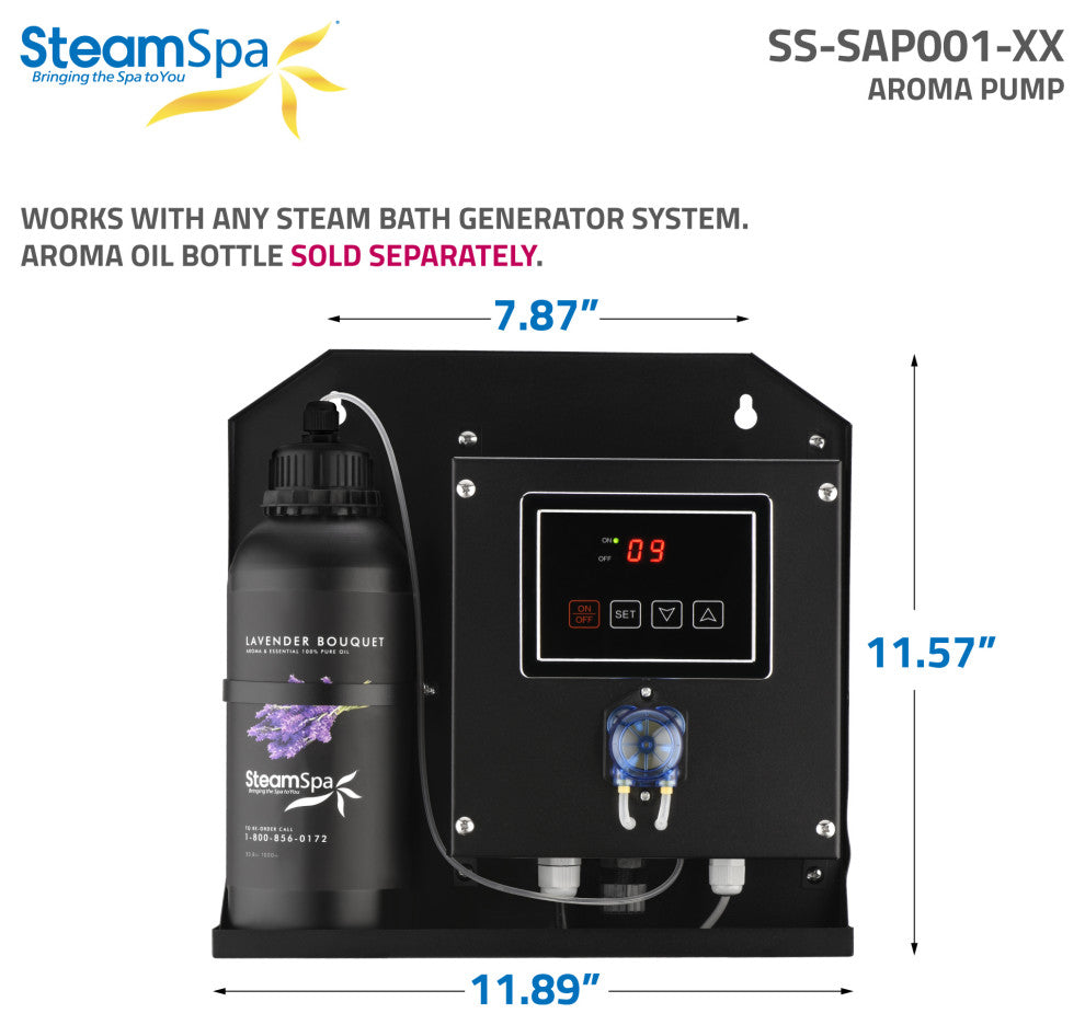 Steam Bath Essential Oil Delivery System