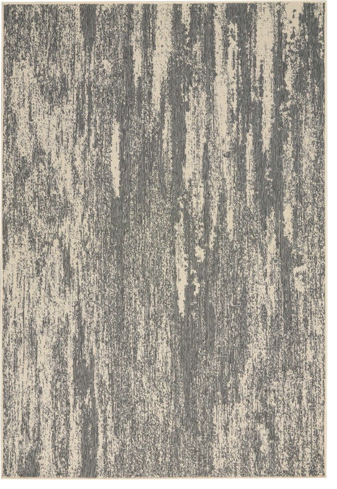 Barclay Butera Lido Gray/Cream Area Rug By Nourison, 7'10"x10'6"