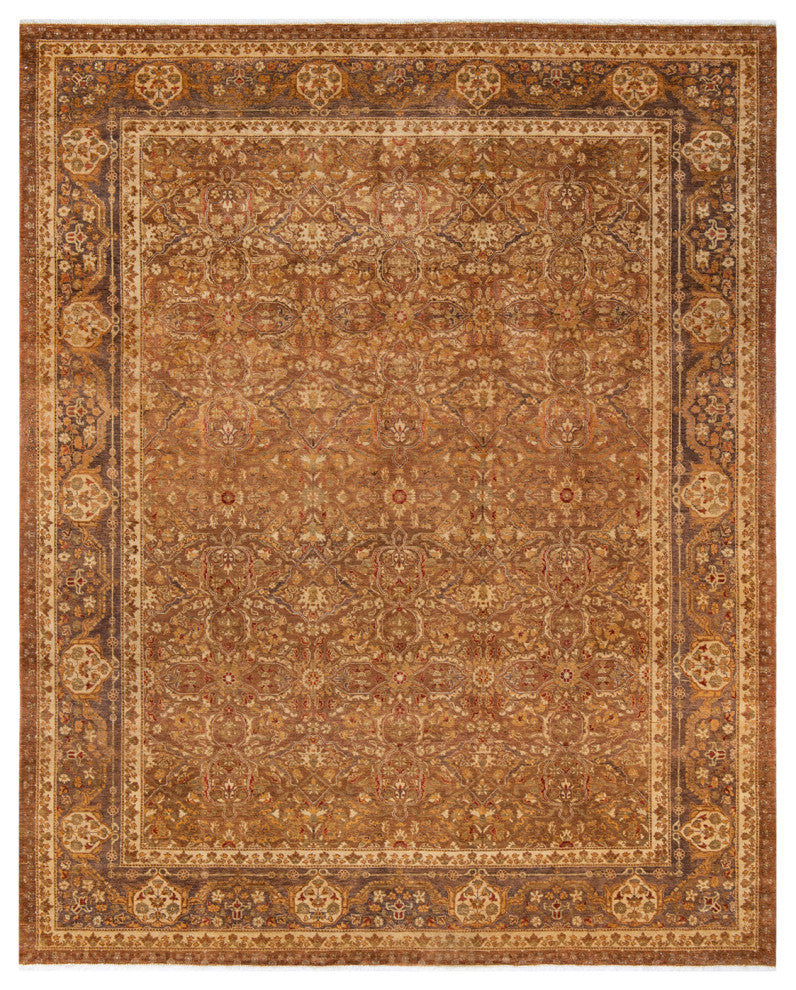 Sevim One-of-a-Kind Hand-Knotted Area Rug Yellow, 8'4"x10'5"