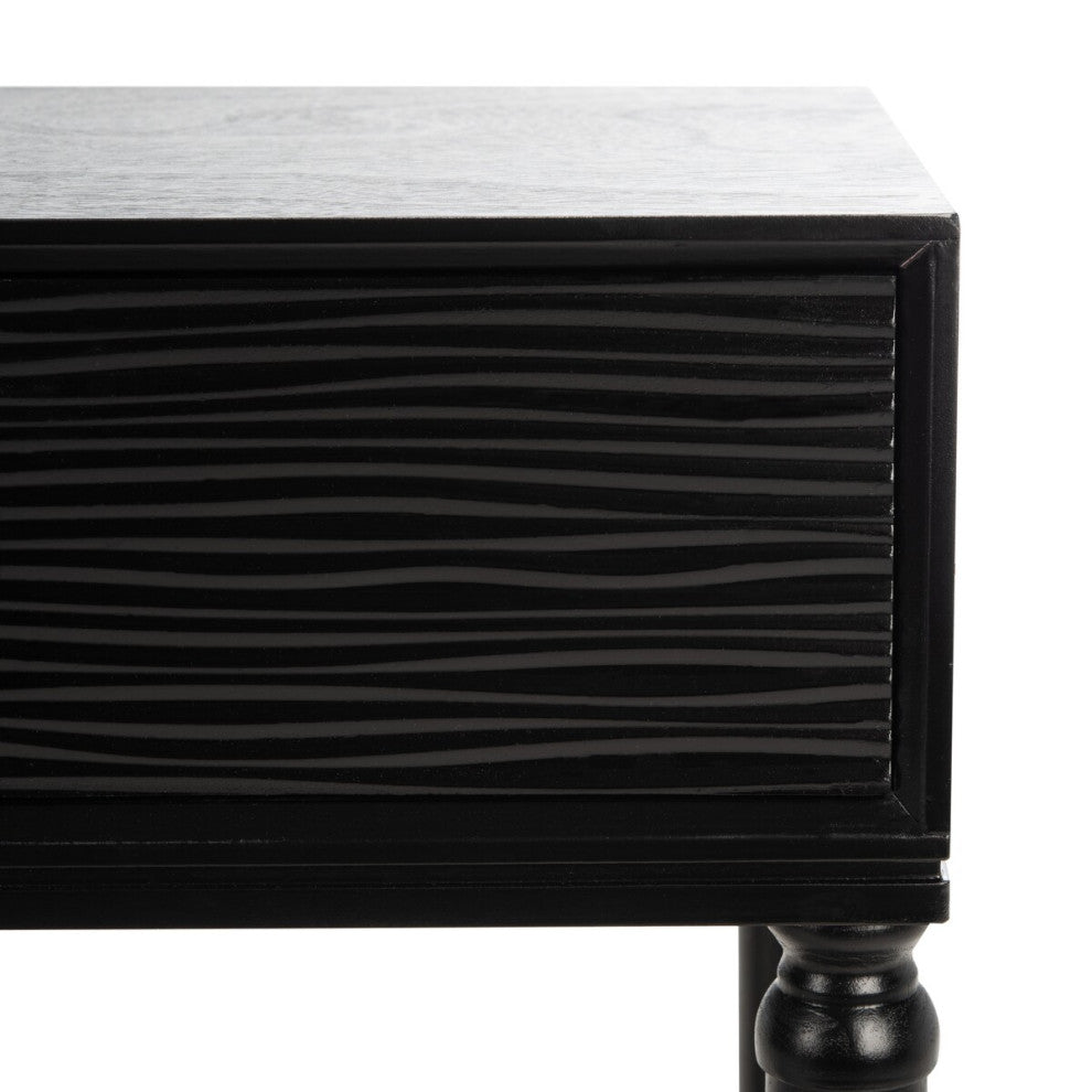 Safavieh Aliyah 2 Drawer Console Table, Black